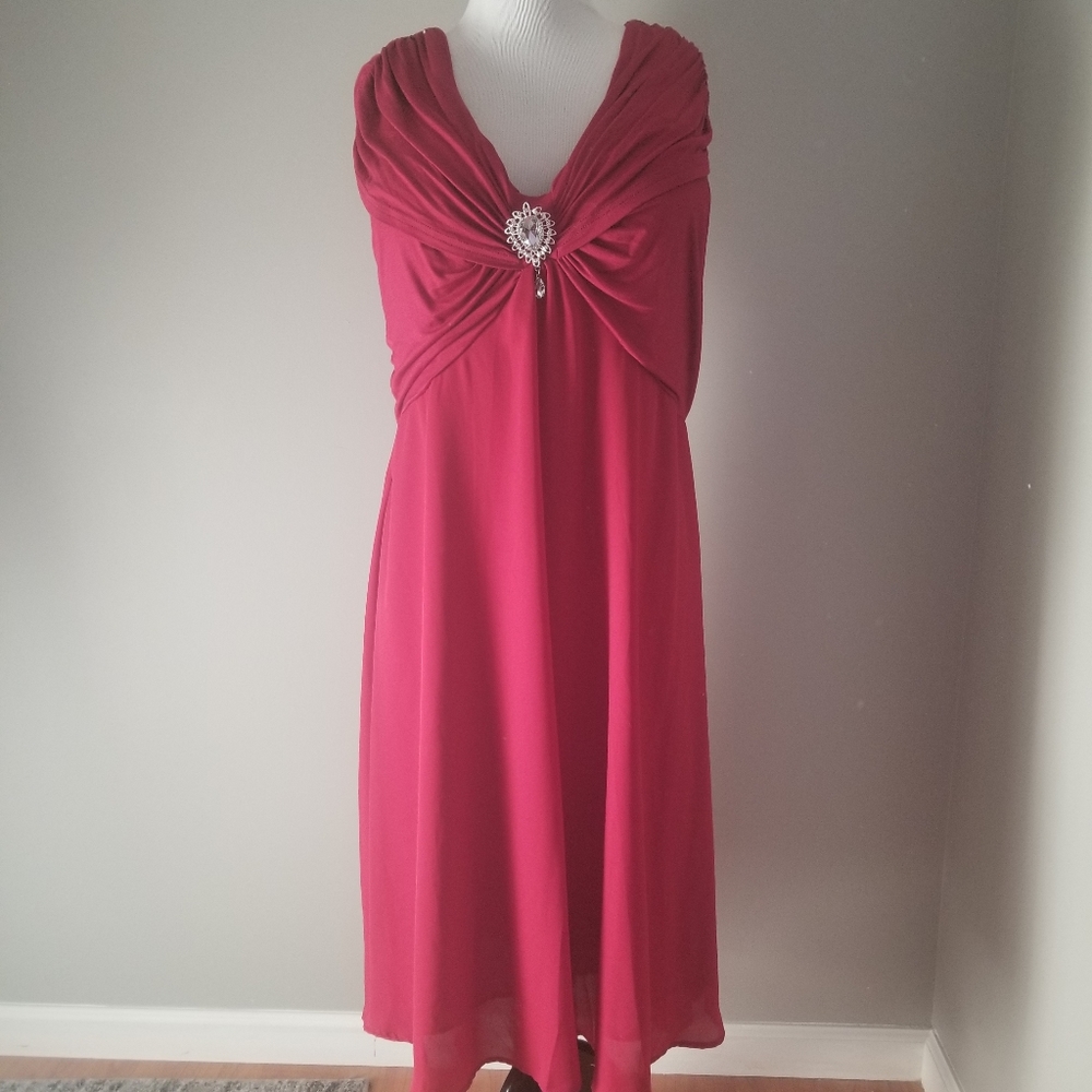 Burgandy Dress